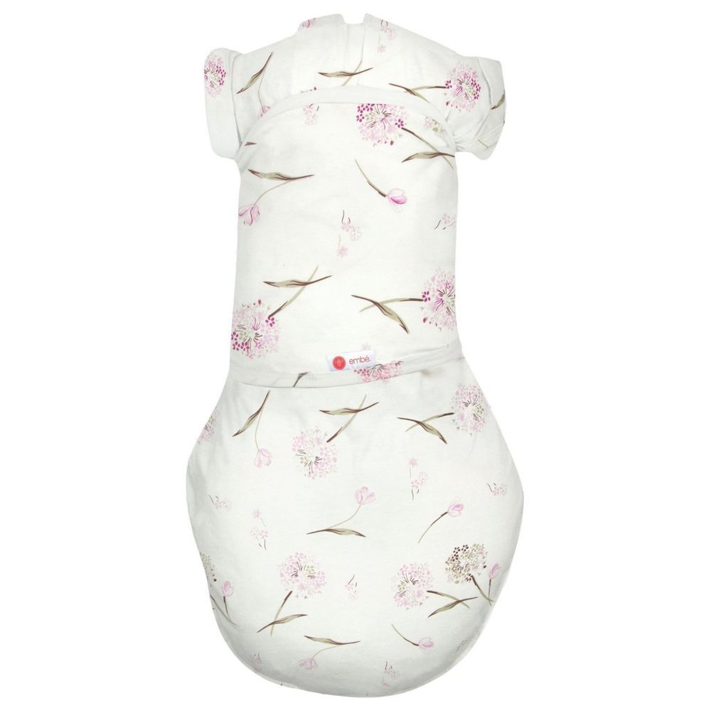 embe babies - Transitional 2-Way Swaddle - Clustered Flowers