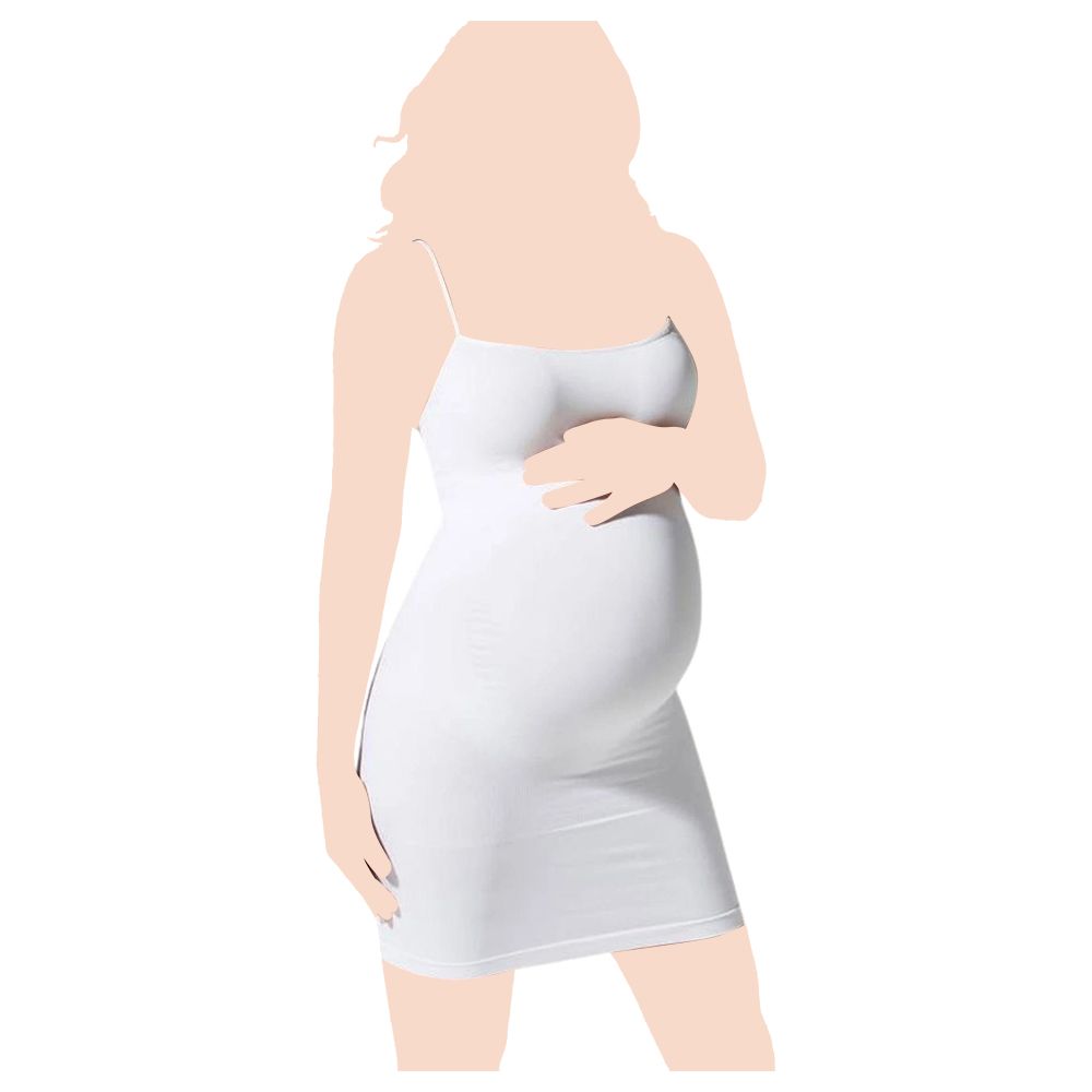 Mums & Bumps - Blanqi Body Cooling Maternity Cami Slip - White