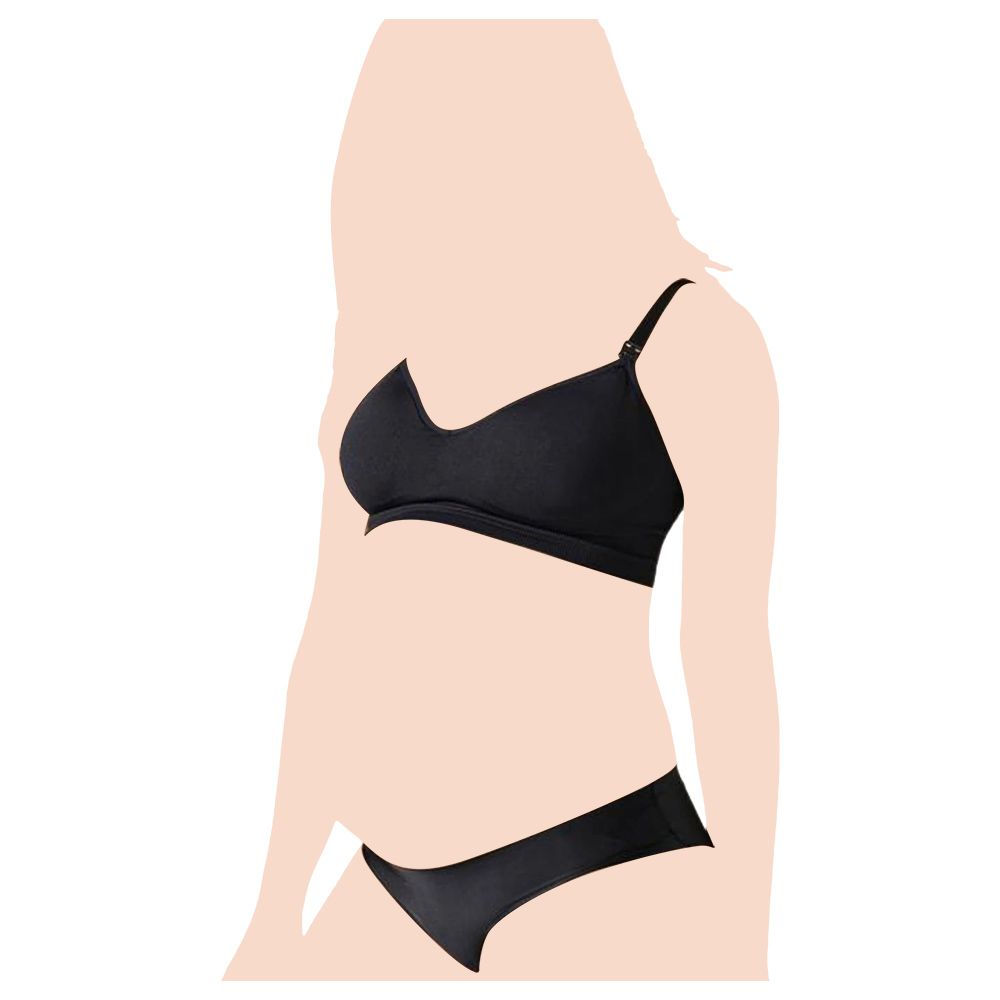 Mums & Bumps - Blanqi Body Cooling Maternity & Nursing Bra - Black