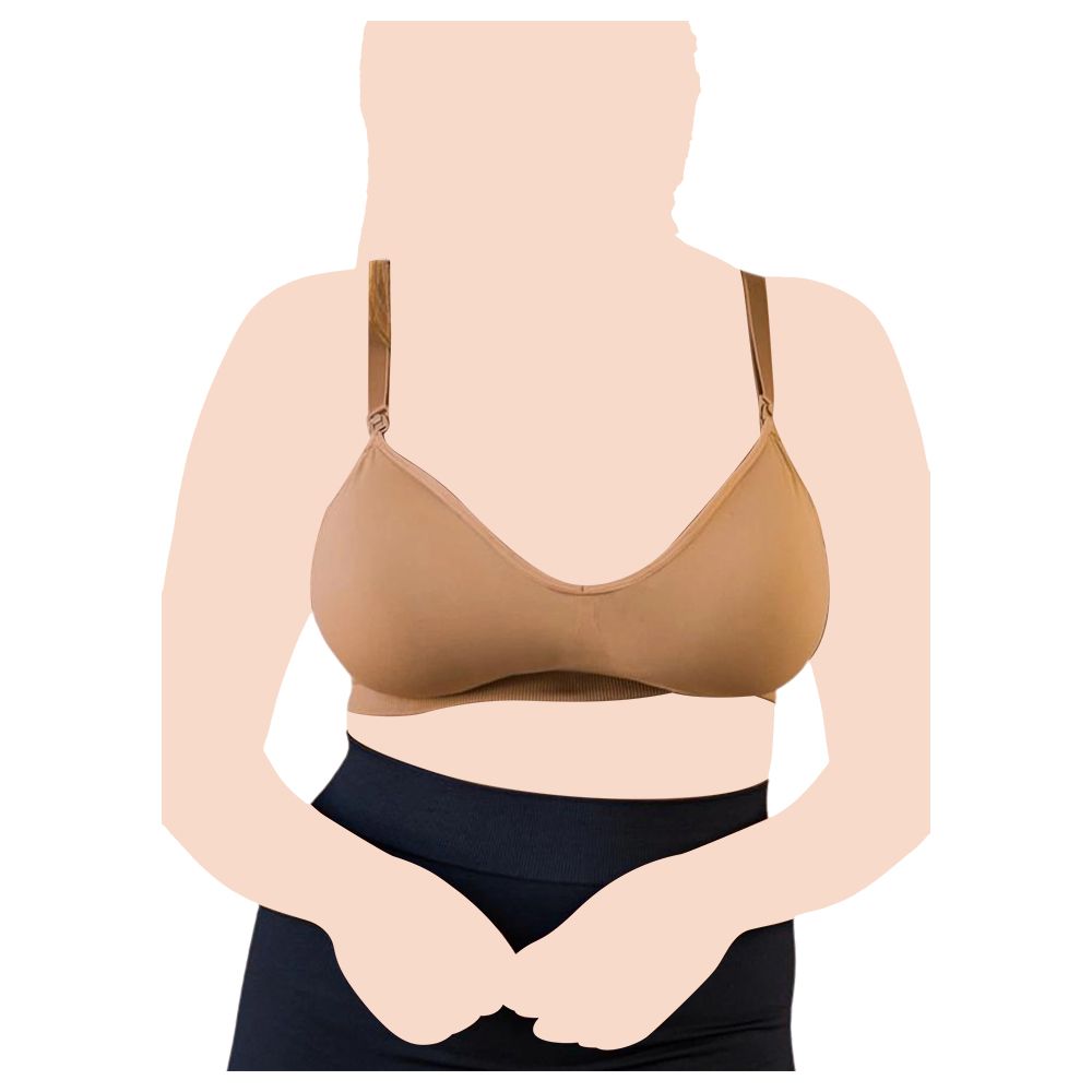 Mums & Bumps - Blanqi Body Cooling Maternity & Nursing Bra - Tan