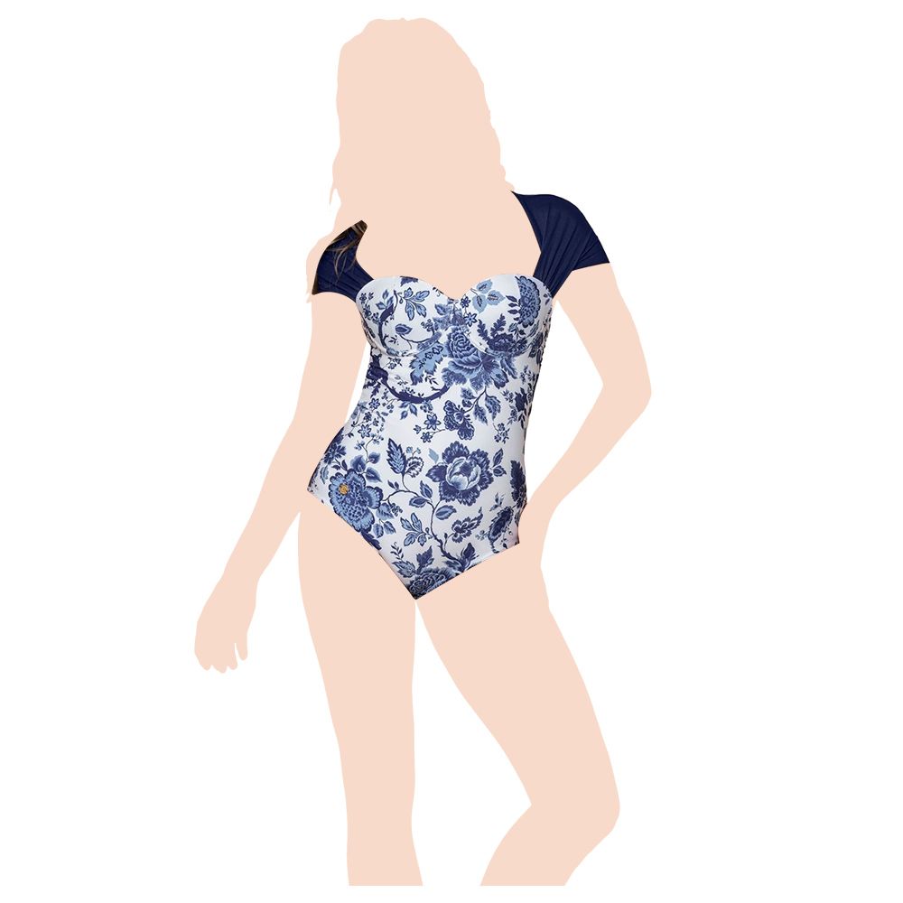 Mums & Bumps - Leonisa Soft Control Swimsuit w/ Expandable Straps