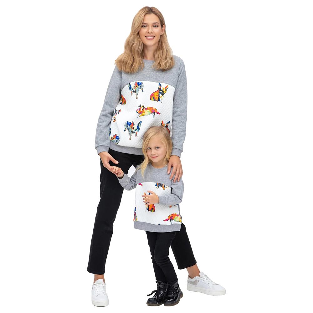 Pietro Brunelli - Mother & Daughter Matching T-Shirt - Bulldog