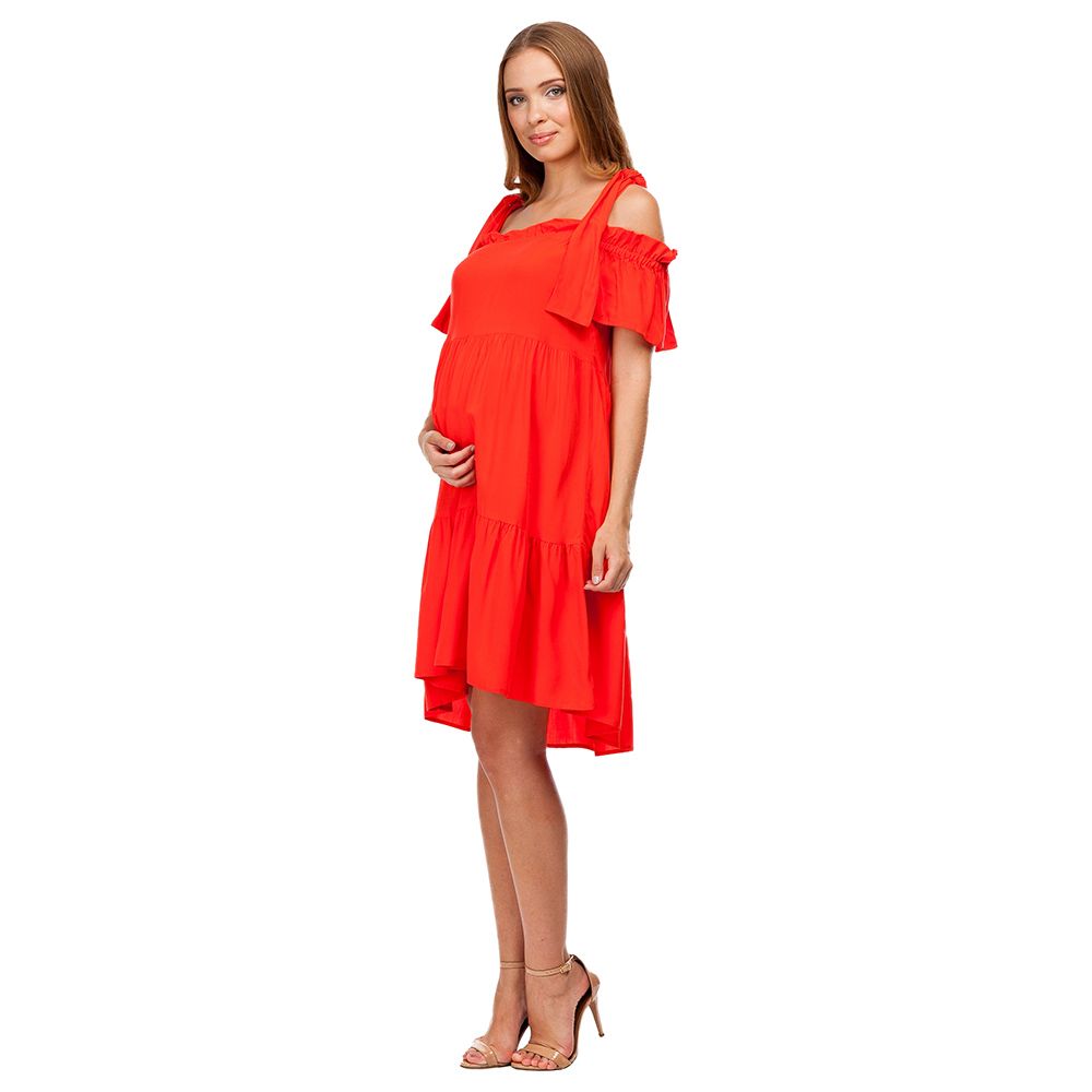 Mums & Bumps Pietro Brunelli Positano Maternity Dress Red 