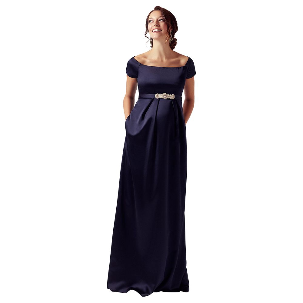 Mums & Bumps - Tiffany Rose Aria Maternity Gown Blue