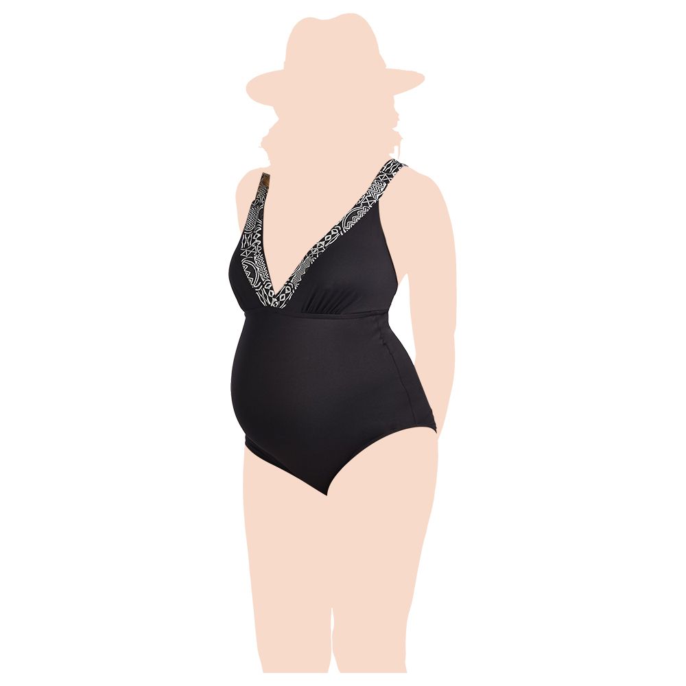 Mums & Bumps PezDor Montego Bay One Piece Swimsuit Black