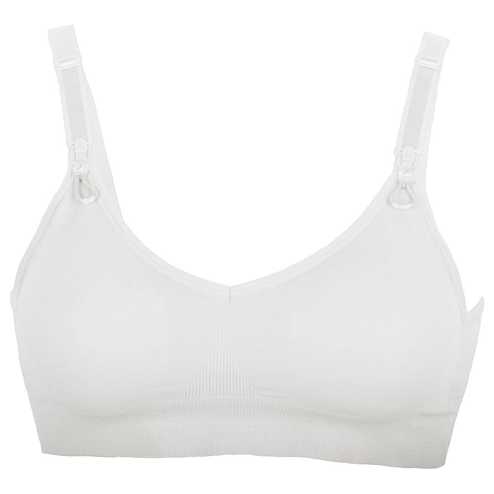 Mums & Bumps - Mamsy Maternity & Nursing Bra - White