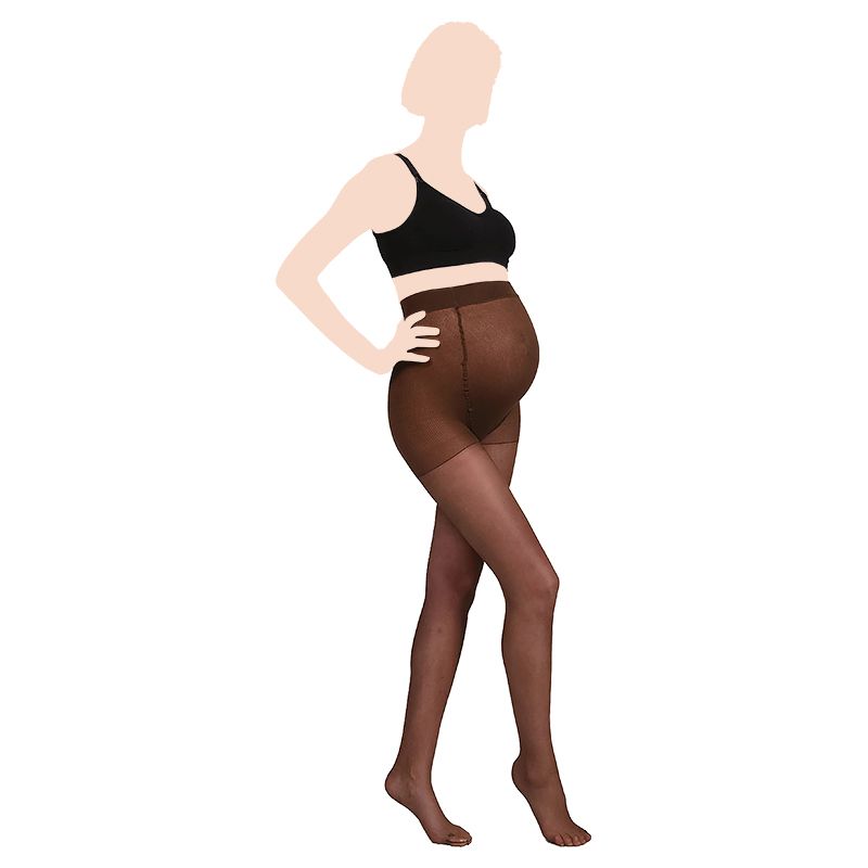 Mums & Bumps - Mamsy Maternity Tights 20Den - Brown