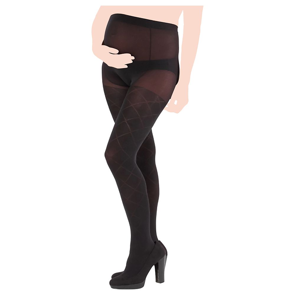 Mums & Bumps - Emma-Jane 60Den Maternity Tights - Black