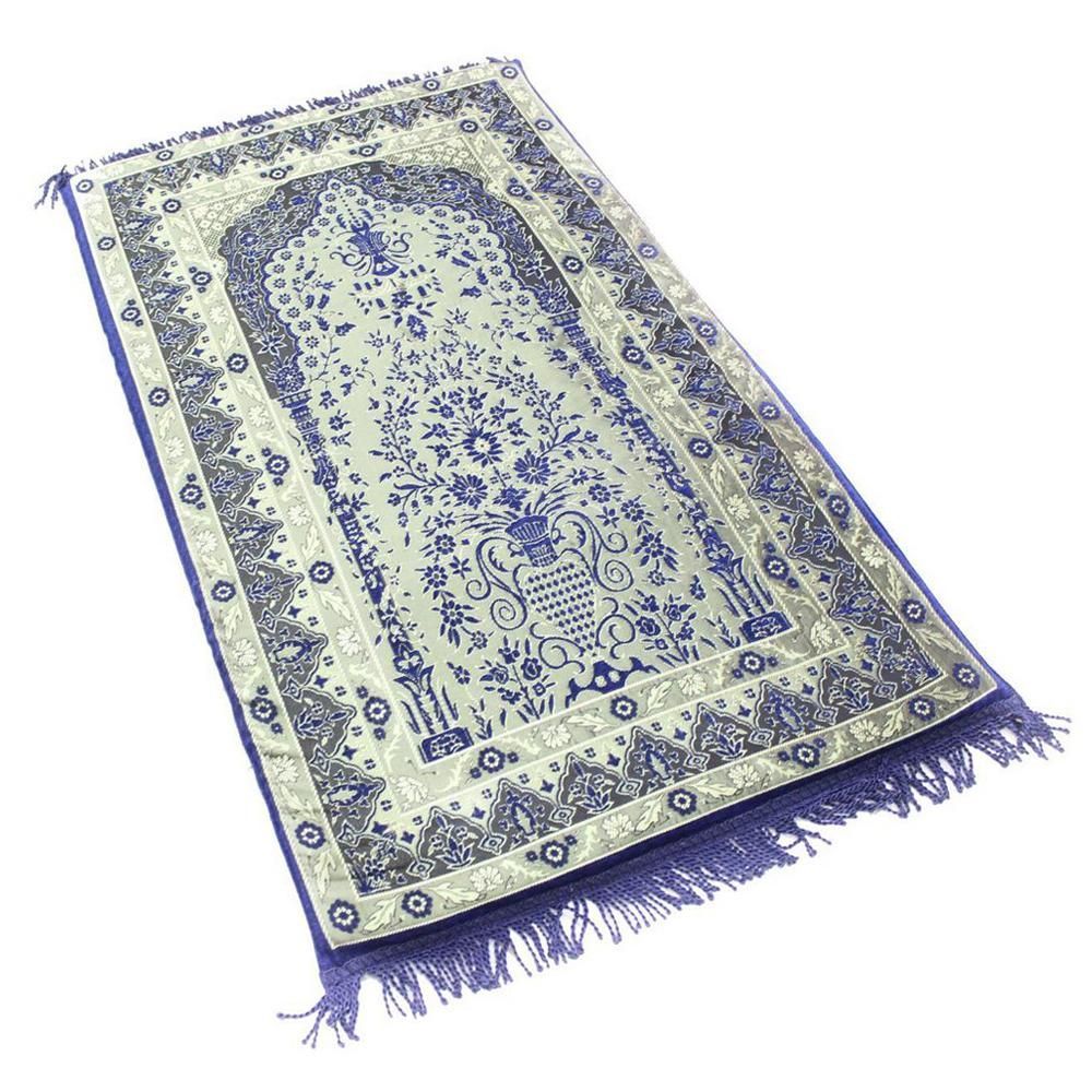 Sundus - Comfortable Prayer Mat -Blue