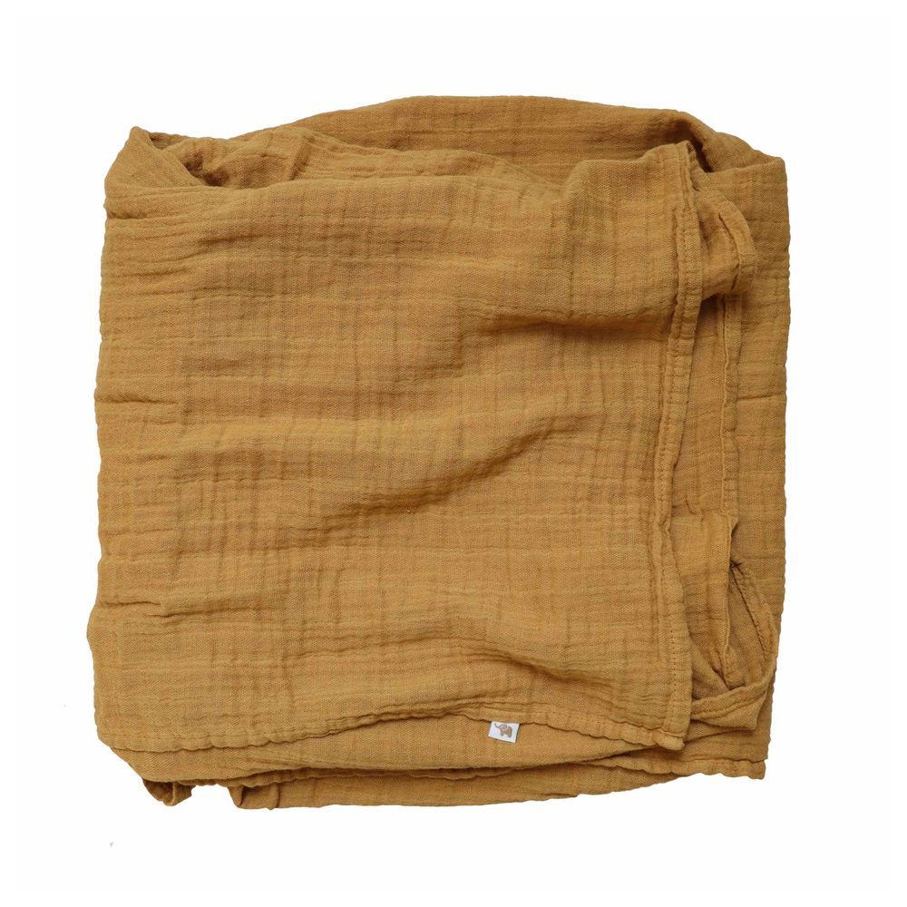 Petit Stellou - Organic Cotton Nooshi Blanket - Gold