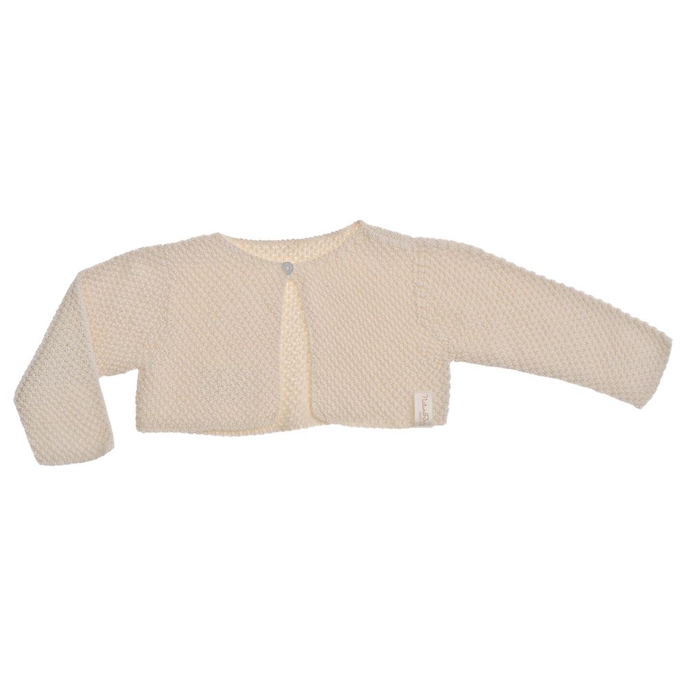 Naturapura - Organic Cotton Knitted Bolero - Beige