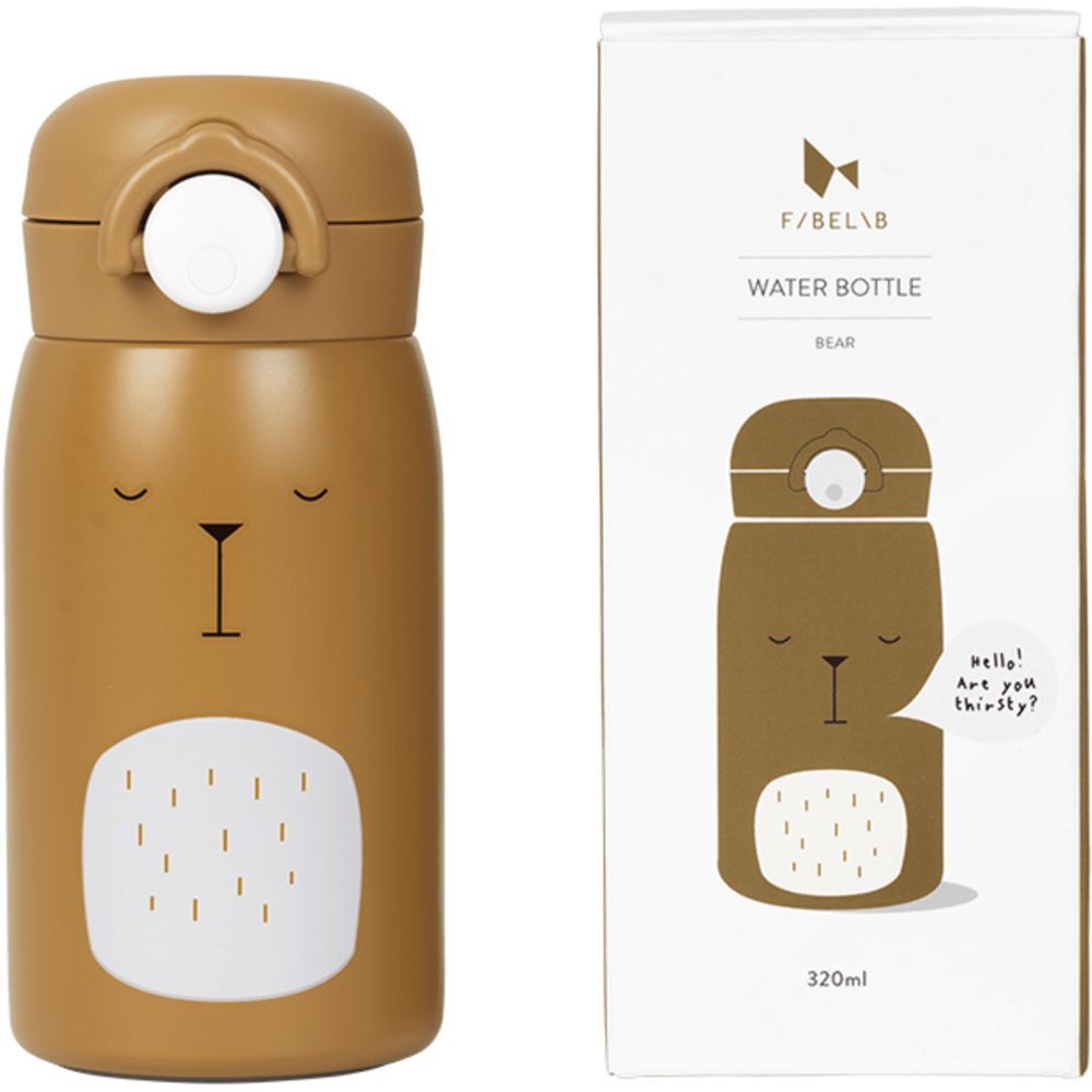 Fabelab - Water Bottle - Bear 320ml