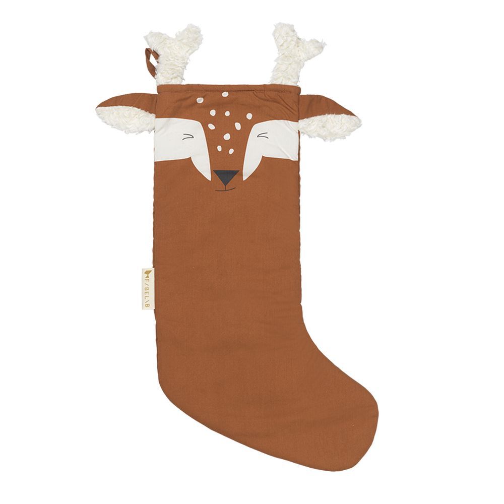 Fabelab - Organic Christmas Stocking Deer - Cinnamon