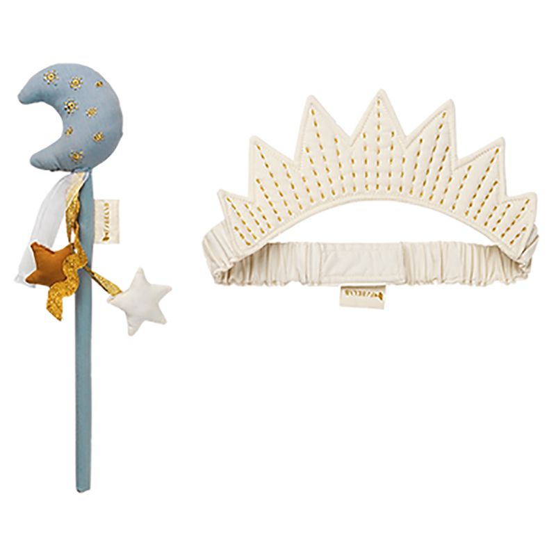 Organic Dress up/ Costume - Moon Fairy Wand and Tiara set