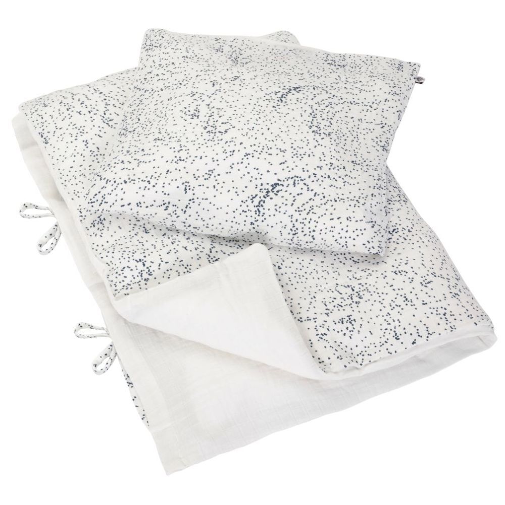 Born Copenhagen - Organic Muslin Baby Bedding - Midnight Dust