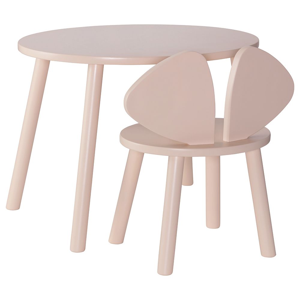 Nofred - Mouse Chair & Table Set - Rosa