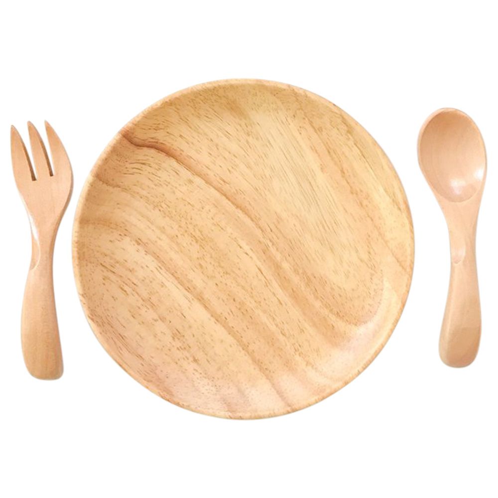 Dove and Dovelet - Eco Wood First Feeding Set