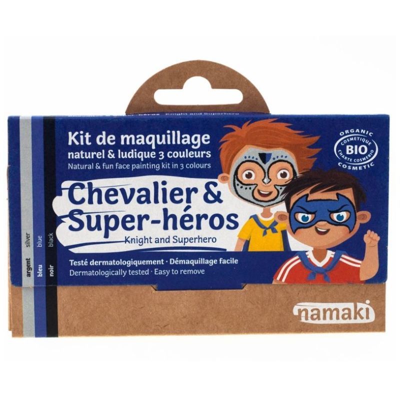 Namaki - Organic Face Paint Kit Knight Superhero