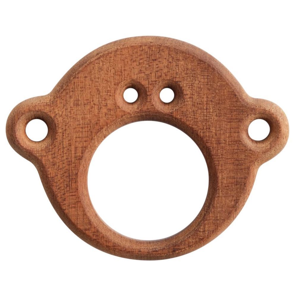 Ooh Noo - Wooden Teether - Chunky Monkey - Brown