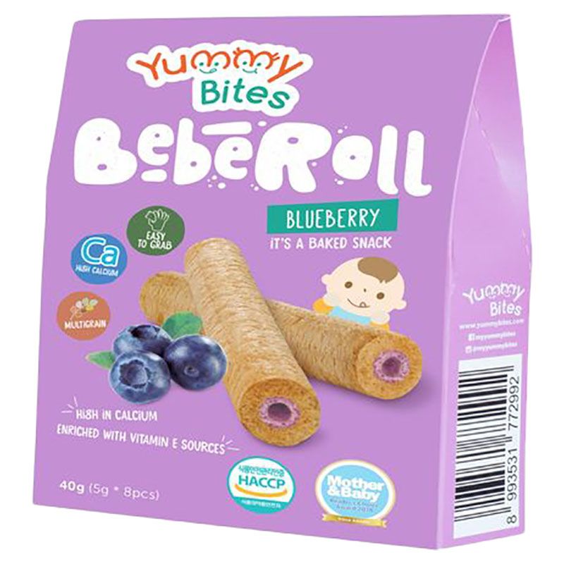 Yummy Bites - Beberoll Blueberry Flavor - 40g