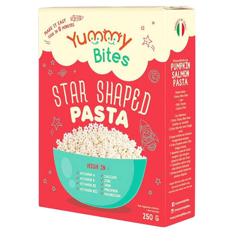 Yummy Bites - Star Shaped Pasta - 250g