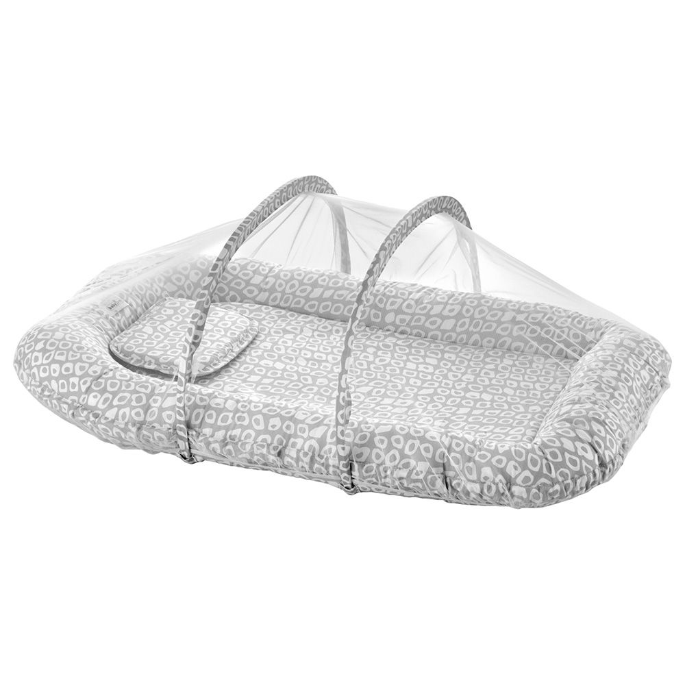 Babyjem - Sleeping Pad w/ Mosquito Net - Grey