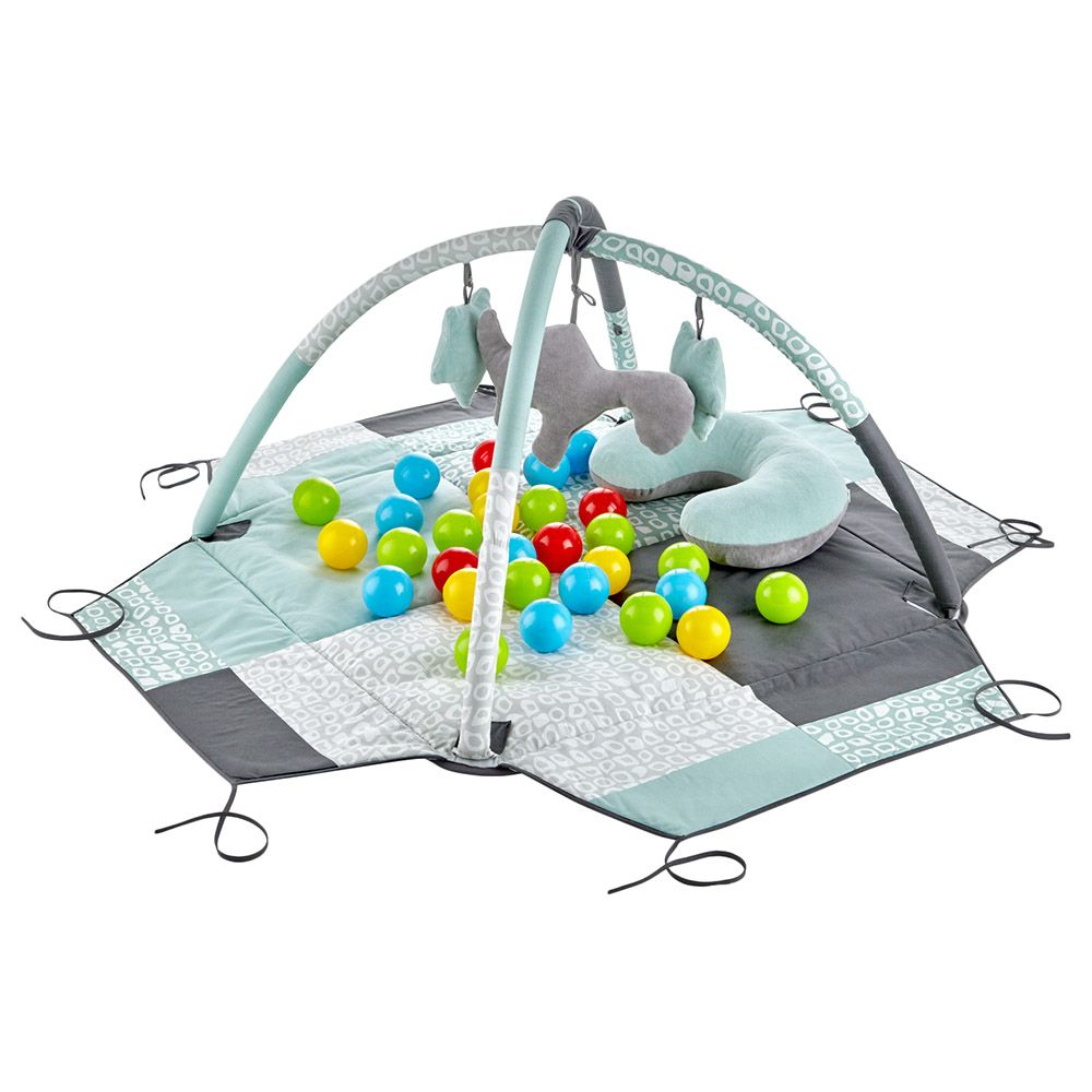 Babyjem - Play Mat w/ Balls & Toys - Green