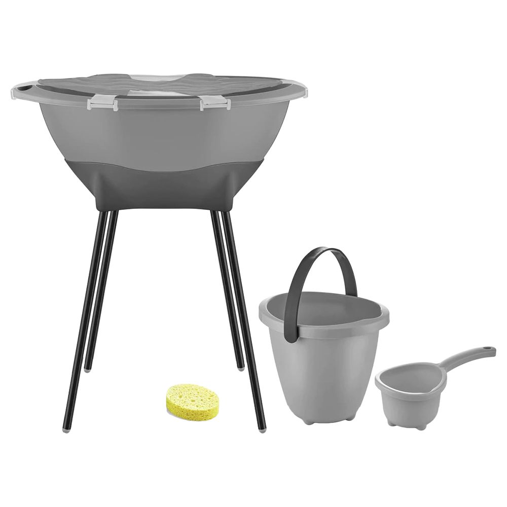 Babyjem - Elegant Bath Tub Set - Grey