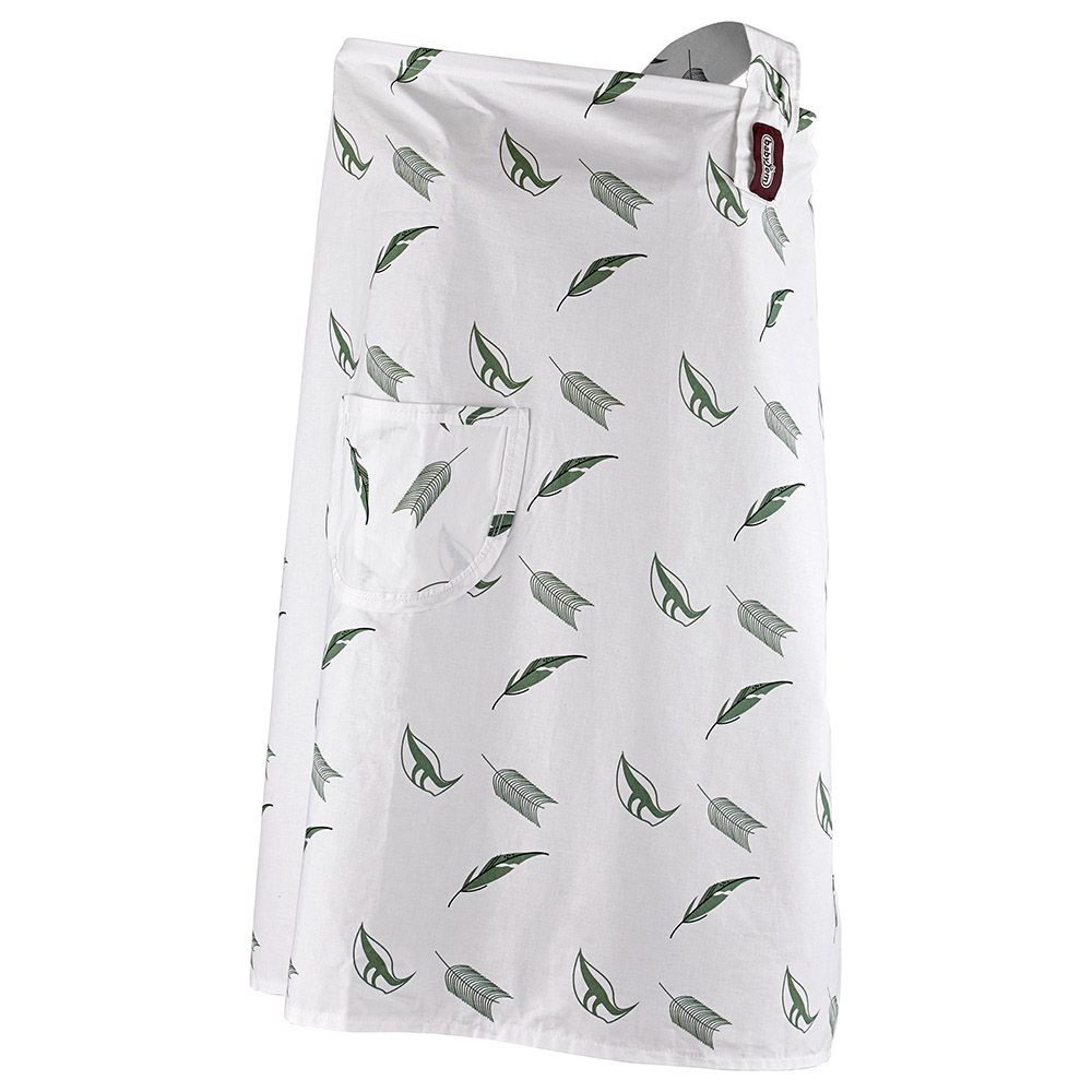 Babyjem - Nursing Apron w/ Pocket Botanic Leaves