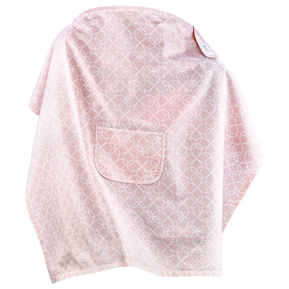 Babyjem - Nursing Apron w/ Pocket - Pink