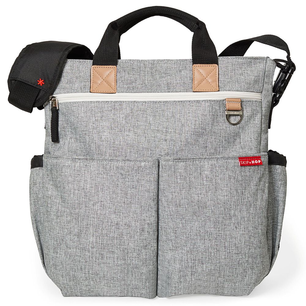 SkipHop - Duo Signature Diaper Bag - Grey Melange