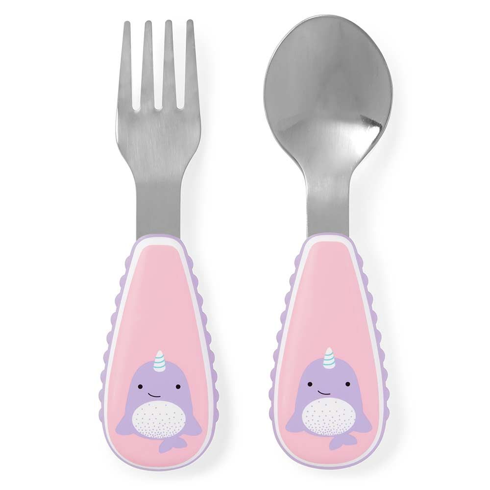 SkipHop - Zootensils Fork & Spoon - Narwhal