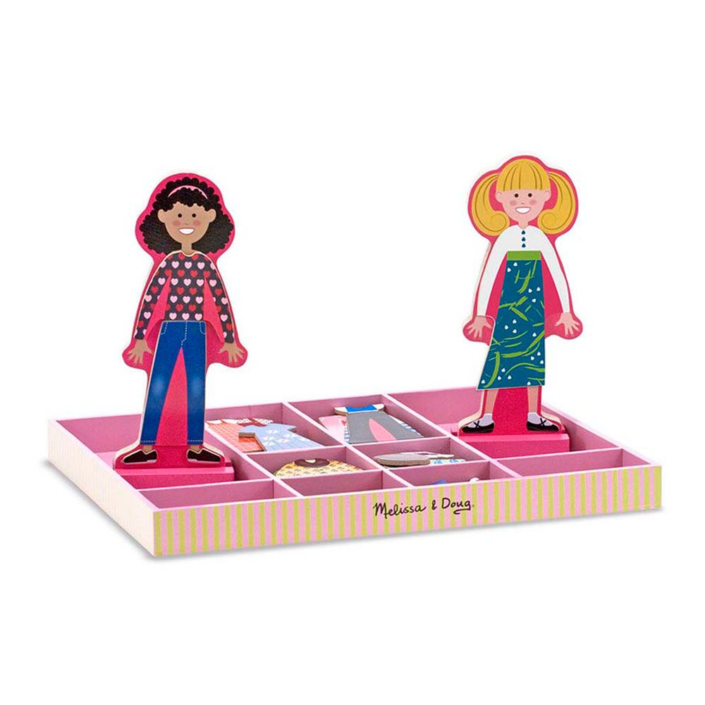 Melissa & Doug - Abby & Emma Magnetic Dress-Up