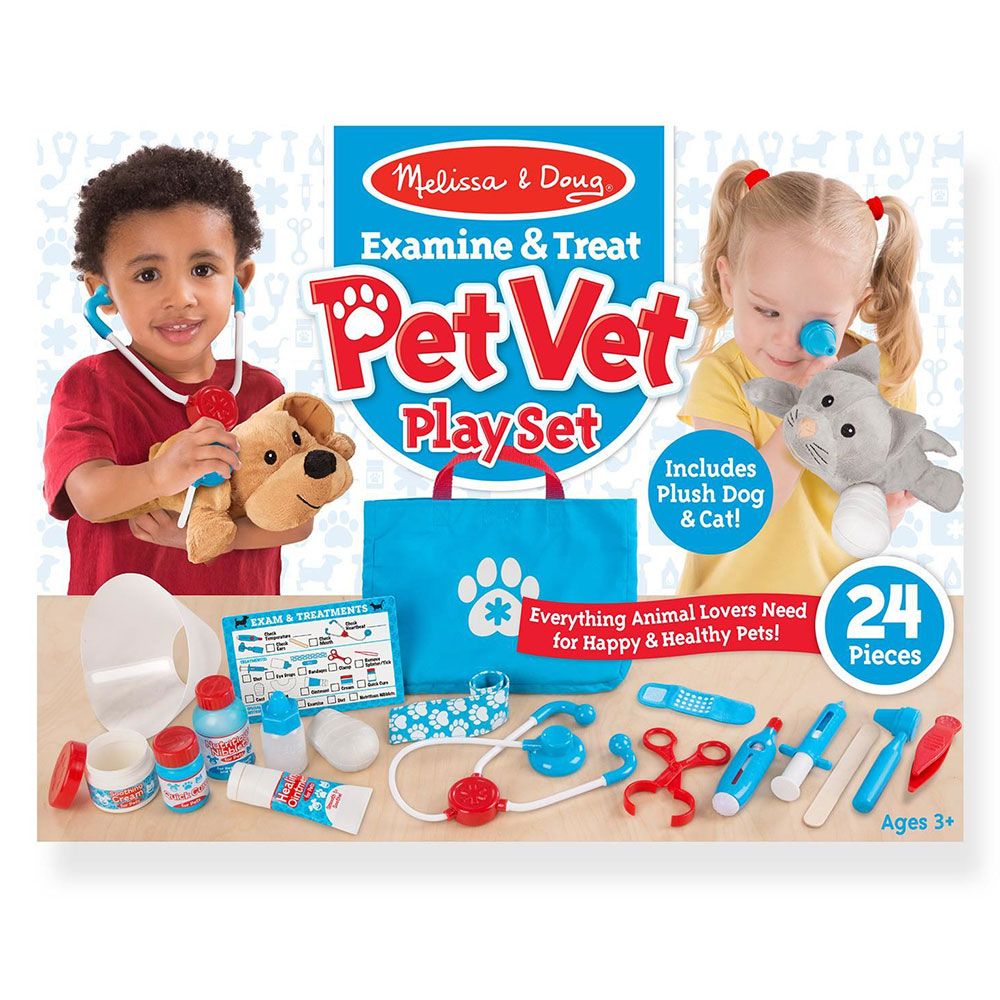 Melissa & Doug - Examine & Treat Pet Vet Play Set