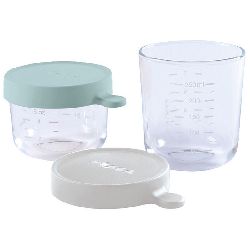 Beaba - Conservation Jar Glass 2pcs Set