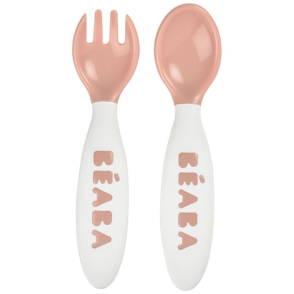 Beaba - Training Fork And Spoon 2nd Age - Nude