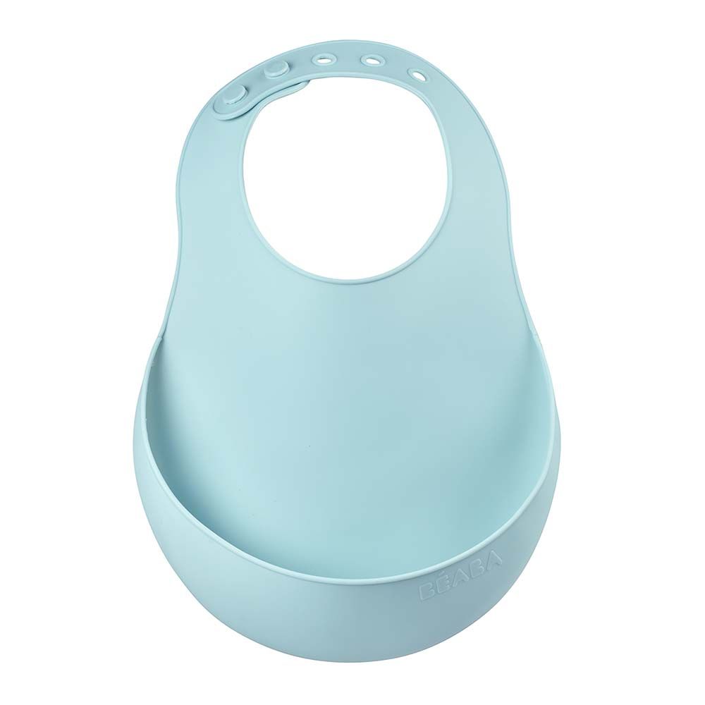 Beaba - Silicone Bib - Airy Green