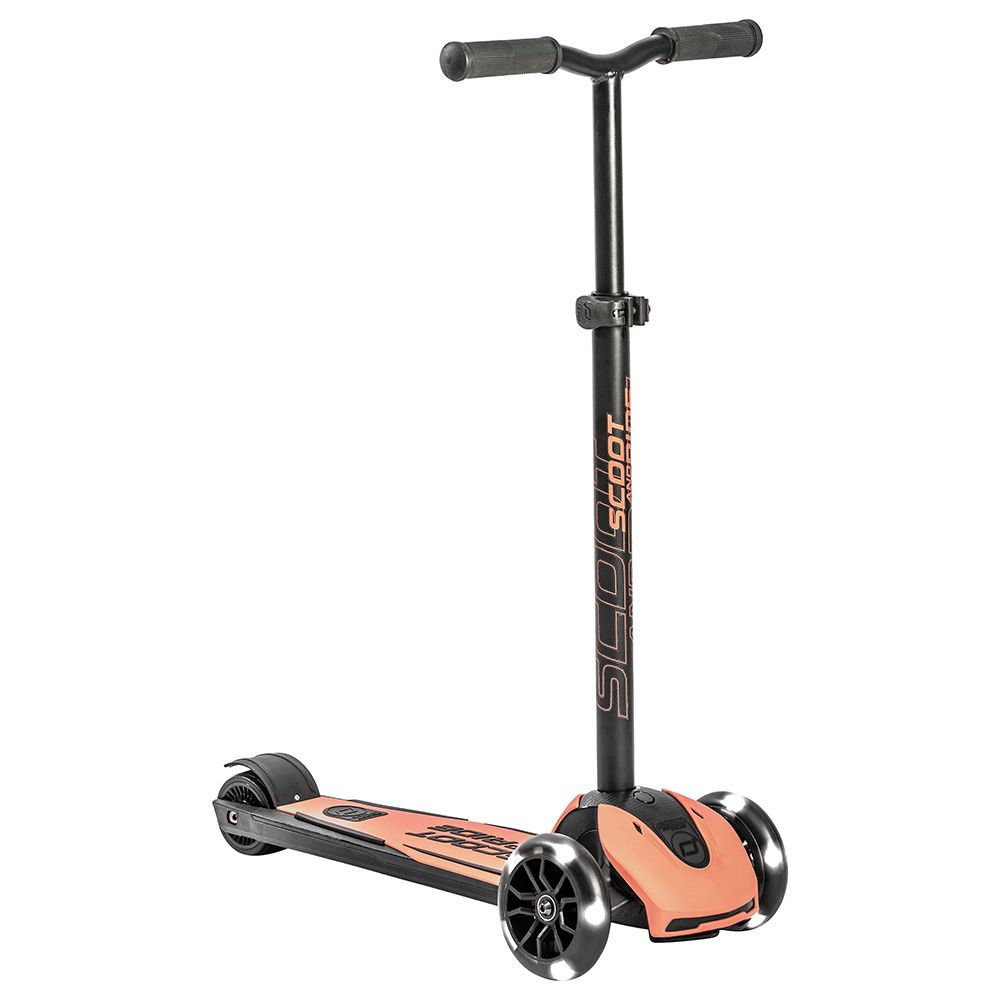 Scoot & Ride - Highwaykick 5 LED Scooter - Peach