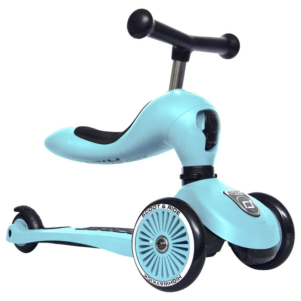 Scoot & Ride - Highwaykick 1 - 2-in-1 Scooter - Blueberry