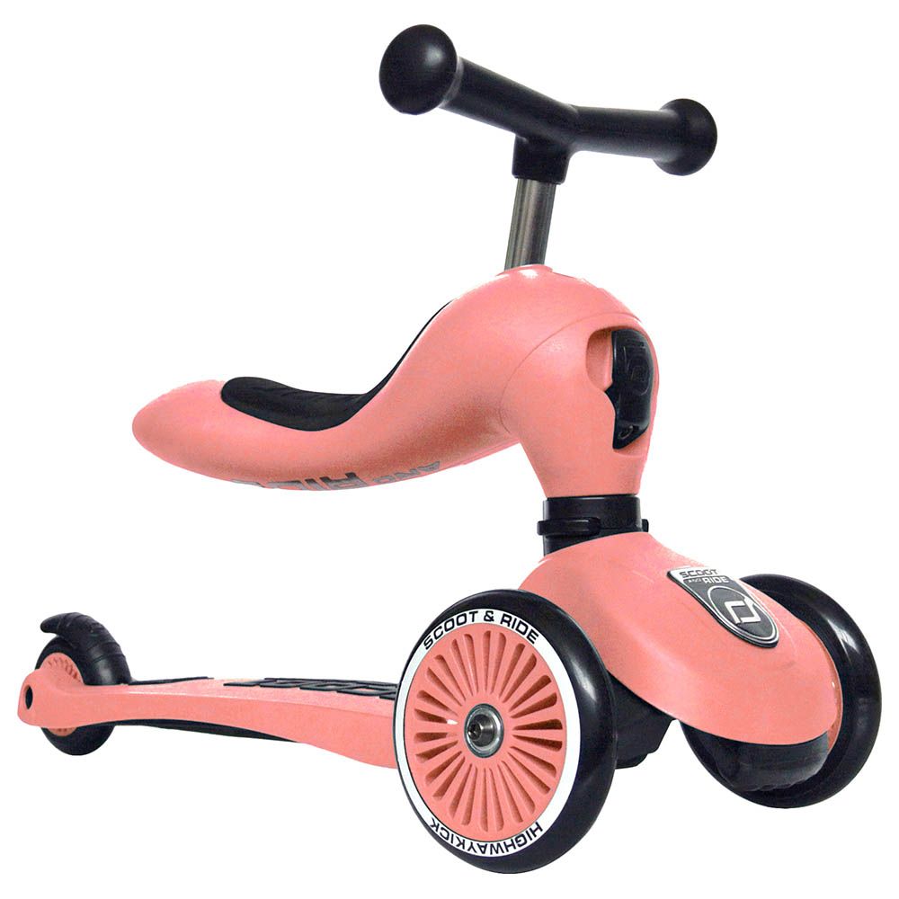 Scoot & Ride - 2-in-1 Highwaykick 1 Scooter - Peach