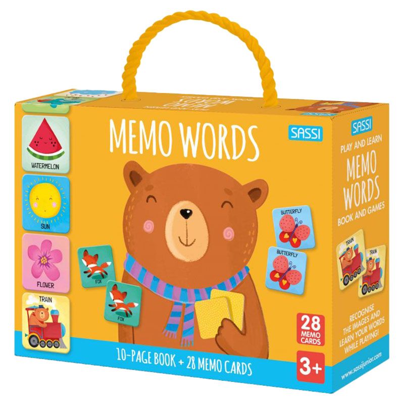 Sassi - Memo Words - Cards & Book Activity Box