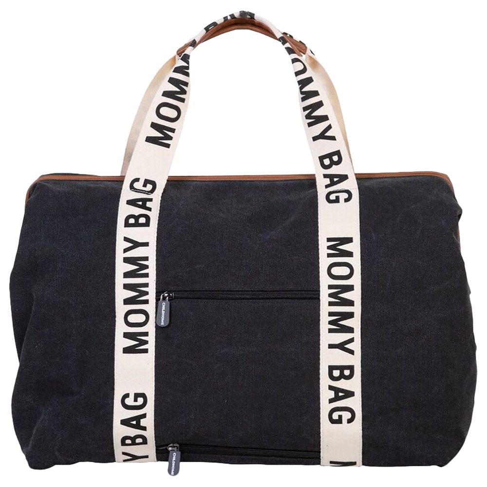 Childhome - Mommy Bag Signature Canvas - Black