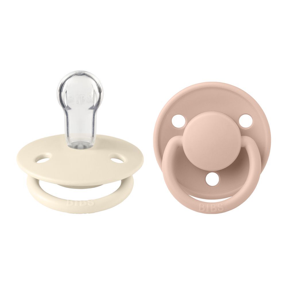 Bibs - De Lux Pacifiers - Pack of 2 - Ivory/Blush