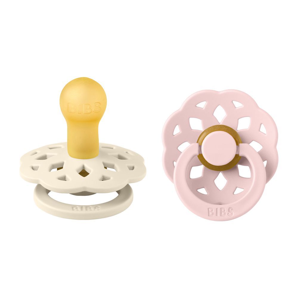 Bibs - Boheme S1 Pacifiers - Pack of 2 - Ivory/Blossom