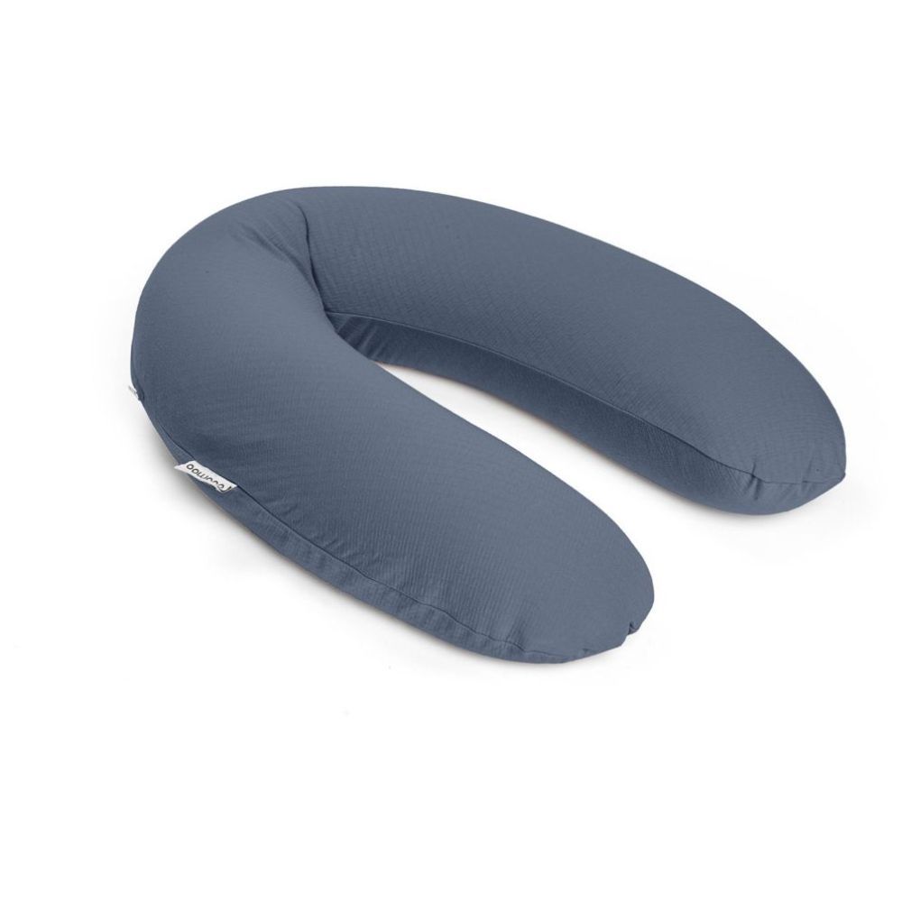 Doomoo - Buddy Nursing Pillow - Tetra Jersey Blue