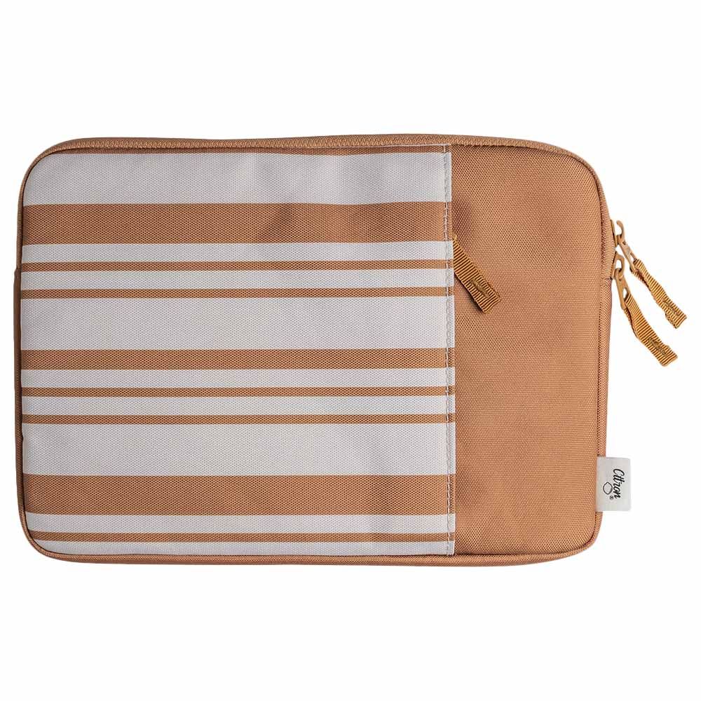 Citron - Protective Ipad Sleeve w/ Zipper - Caramel