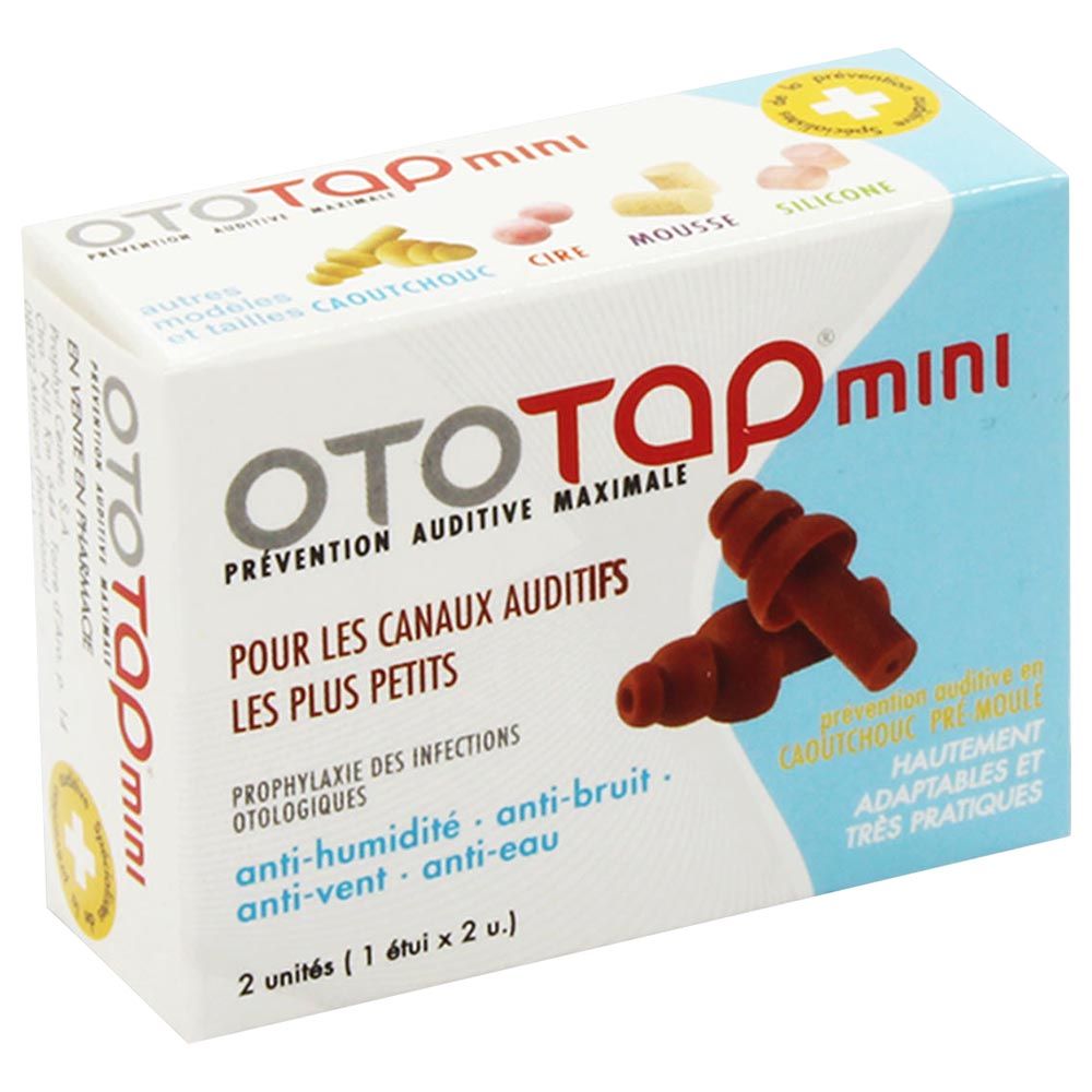 Prohima - OtoTap Mini Ear Plugs Rubber Box - 2pc