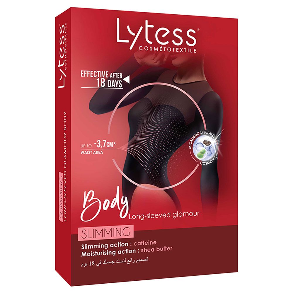 Lytess - Slimming Long-Sleeved Body Shaper - Glamour - Black