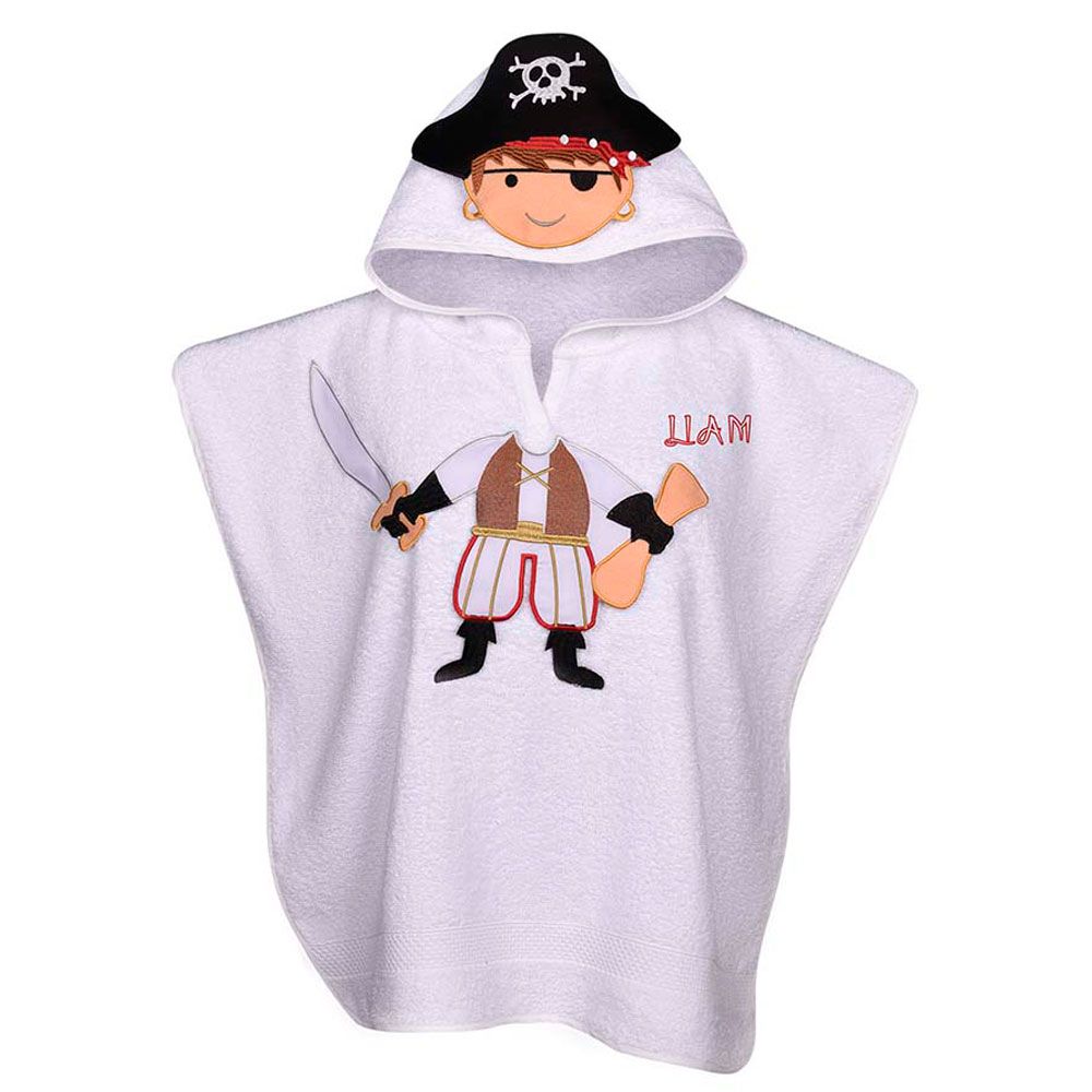 Creative Costumez - Baby Personalized Pirate Hooded Towel