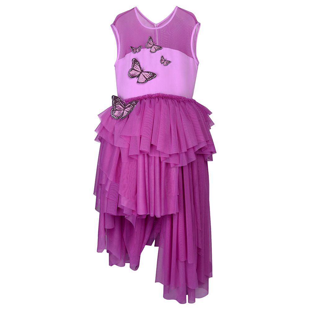 Creative Costumez - Butterfly Tulle Dress - Fuchsia